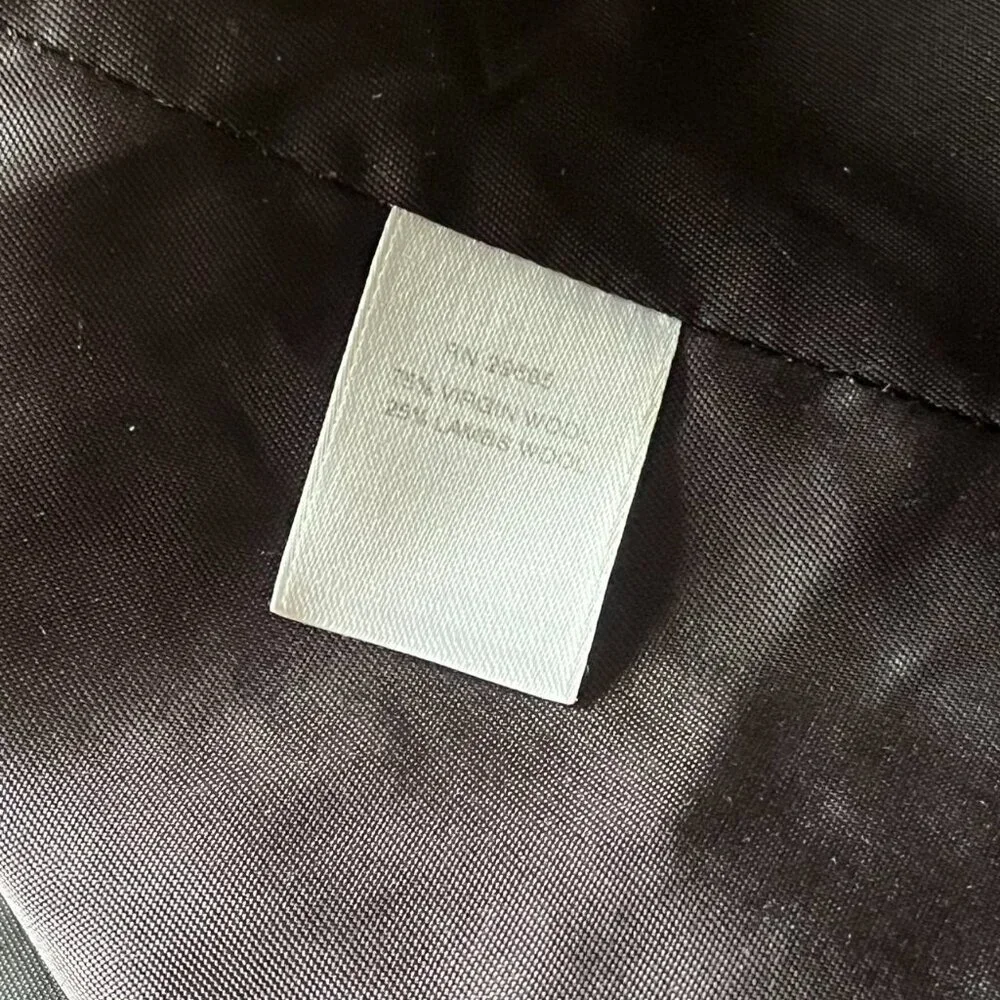 Vintage Pendleton Houndstooth Blazer Womens Small Snakeskin Tan 100% Wool Winter - Picture 3 of 8